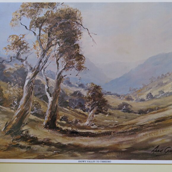 Set 6 Cork Back Tablemats Australian Landscapes Vintage (K714) - Picture 10 of 12